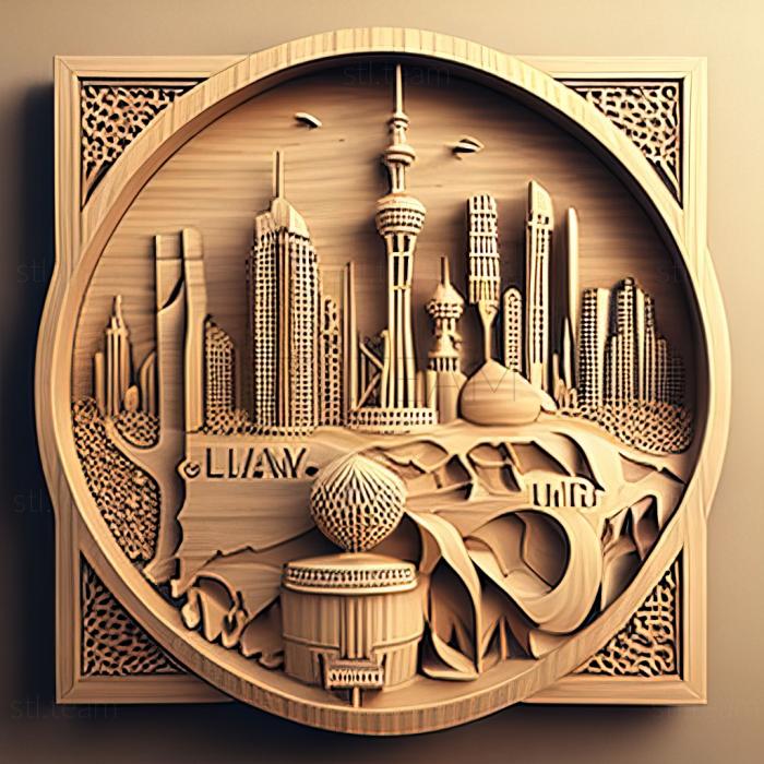 3D модель Кувейт місто Кувейт (STL)